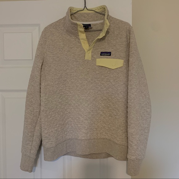 Patagonia Sweaters - Organic cotton quilt snap T pullover